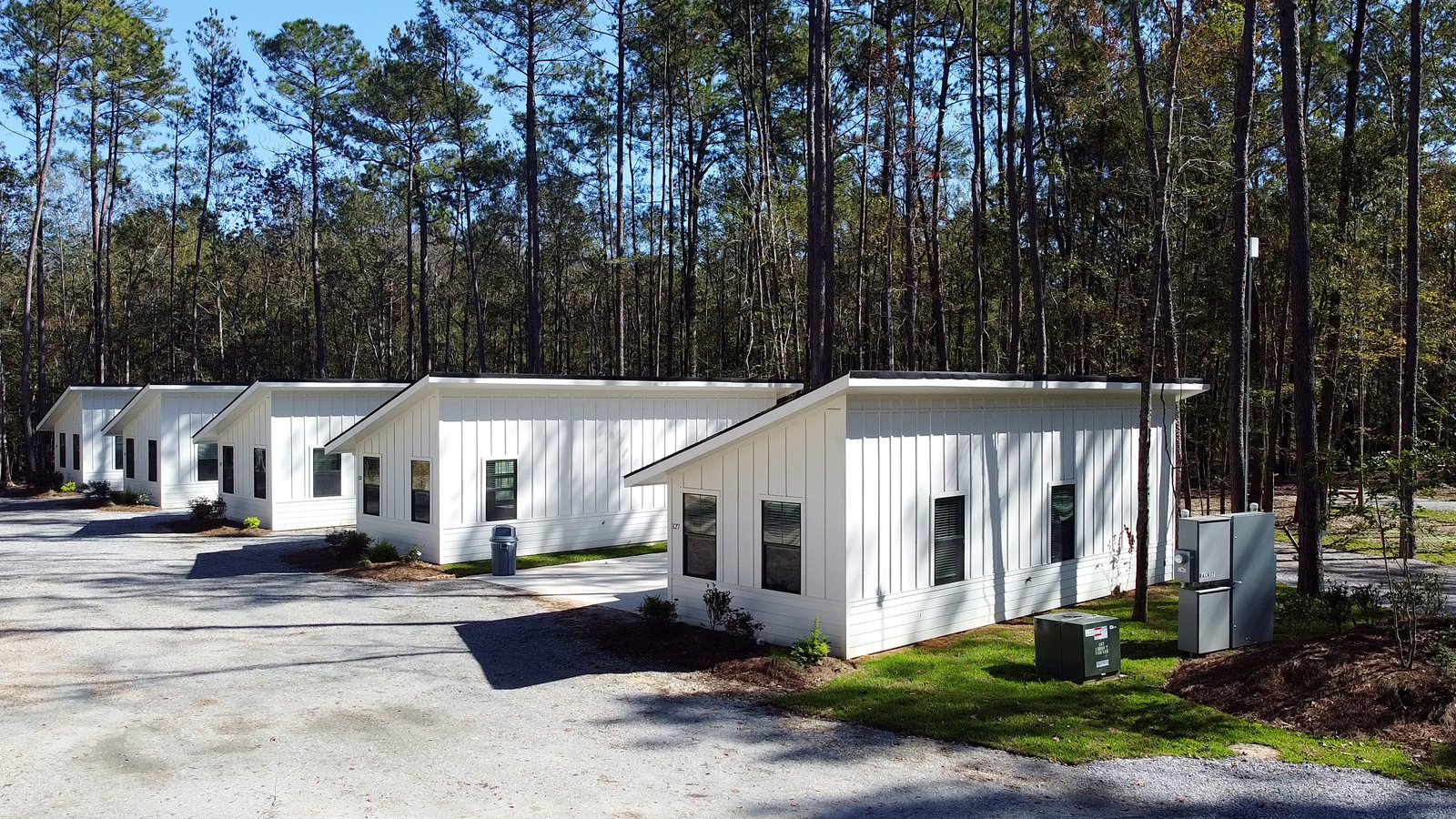Furnished cabins at a Northshore campground in Ponchatoula, Louisiana